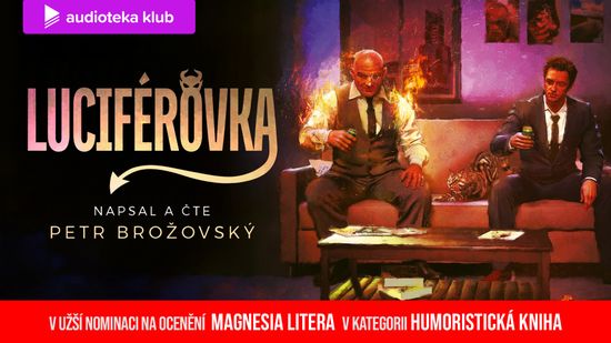Audiokniha Luciférovka v užší nominaci na Magnesii Literu