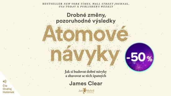 Audiokniha Atomové návyky jen za 199 Kč