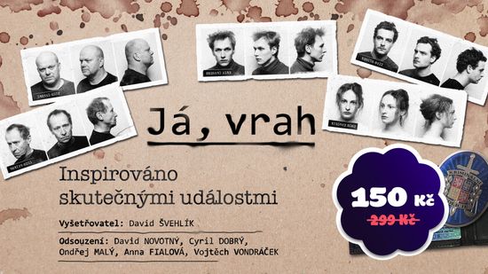 Audiokniha Já, vrah s 50% slevou