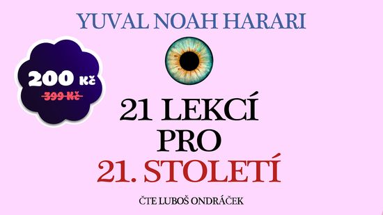 Audiokniha 21 lekcí pro 21. století s 50% slevou