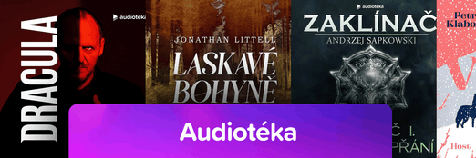 Audioknihy vydané pod značkou Audiotéka ještě DNES za 199 Kč