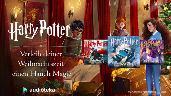 Höre die komplette Harry Potter Serie zu Weihnachten