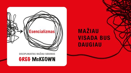 Naujiena audioknyga Esencializmas