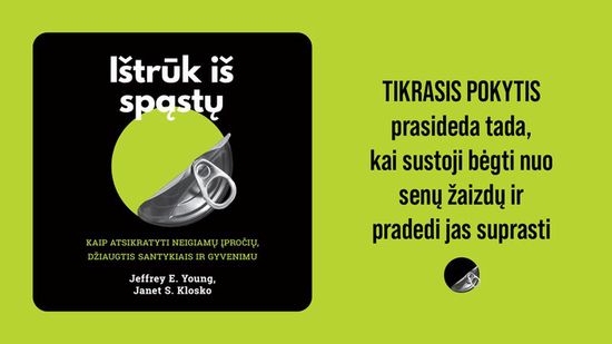Naujiena audioknyga IŠTRŪK IŠ SPĄSTŲ. Kaip atsikratyti neigiamų įpročių, džiaugtis santykiais ir gyvenimu