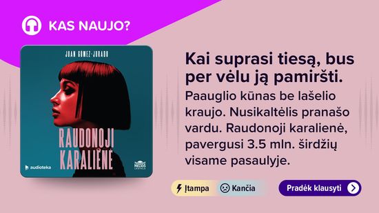 Naujiena audioknyga RAUDONOJI KARALIENĖ