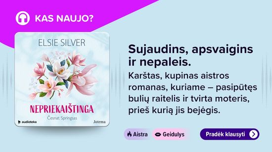 Naujiena audioknyga NEPRIEKAIŠTINGA (Česnat Springsas, #1)
