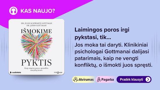 Naujiena audioknyga IŠMOKIME PYKTIS