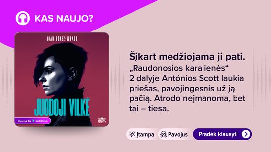 Naujiena audioknyga JUODOJI VILKĖ
