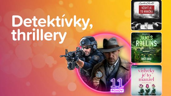 Detektívky a thrillery - 50 %