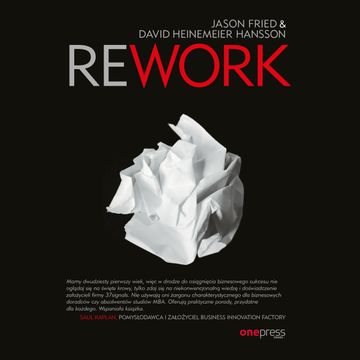 Rework audiobook, David Heinemeier Hansson, Jason Fried