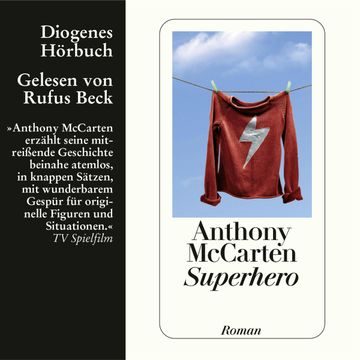 Superhero audiobook, Anthony McCarten