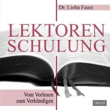 Lektorenschulung audiobook, Lioba Faust