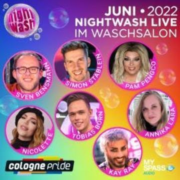 NightWash Live - Cologne Pride Special, Juni 2022 audiobook, Annika Lara, Kay Ray, Nicolette, Pam Pengco, Simon Stäblein, Sven Bensmann, Tobias Born