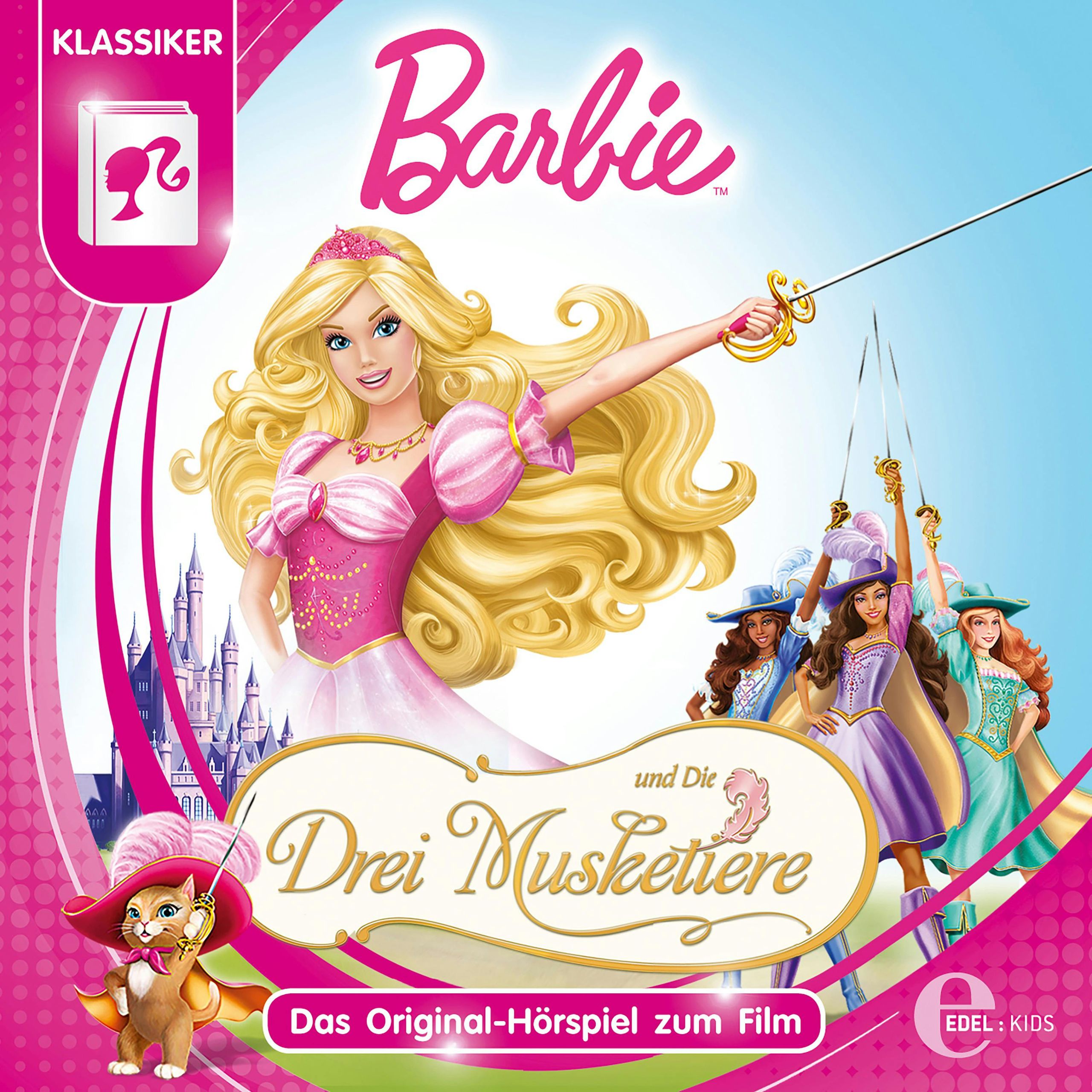 Barbie und die drei Musketiere (Das Original-Hörspiel zum Film) Hörbuch -  Thomas Karallus - Edelkids | Audioteka, image size:2560x2560