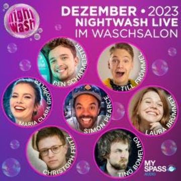 NightWash Live, Dezember 2023 audiobook, Ben Schafmeister, Christoph Fritz, Laura Brümmer, Maria Clara Groppler, Simon Pearce, Till Frömmel