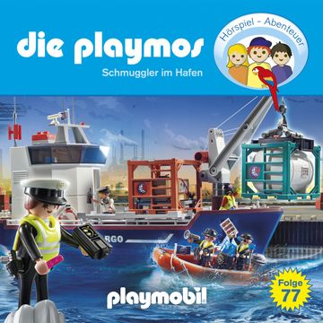 Die Playmos - Das Original Playmobil Hörspiel, Folge 77: Schmuggler im Hafen audiobook, Florian Fickel, Simon X. Rost