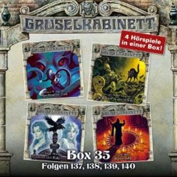 Gruselkabinett, Box 35: Folgen 137, 138, 139, 140 audiobook, Edgar Allan Poe, H. P. Lovecraft, M. R. James, Robert E. Howard