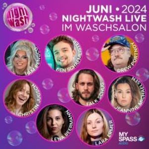 NightWash Live, Juni 2024, Ben Schafmeister, Christin Jugsch, Drew Portnoy, Falk Schug, Jeannine Michaelsen, Lara Ermer, Lena Beermann, Pam Pengco