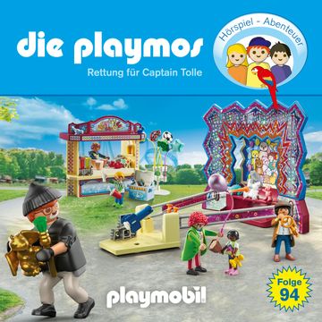 Die Playmos, Folge 94: Rettung für Captain Tolle (Das Original Playmobil Hörspiel) audiobook, Dirk Petrick, Florian Fickel