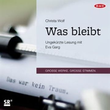 Was bleibt audiobook, Christa Wolf
