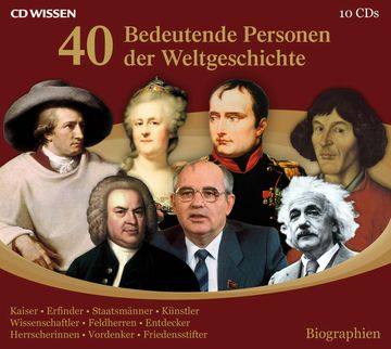 40 bedeutende Personen der Weltgeschichte audiobook, Diverse