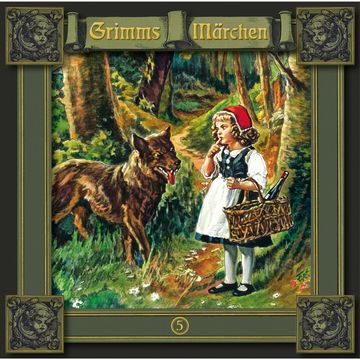 Grimms Märchen, Folge 5: Rotkäppchen / Einäuglein, Zweiäuglein, Dreiäuglein / Tischlein deck dich, Goldesel und Knüppel aus dem audiobook, Brüder Grimm
