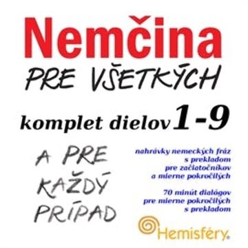 Nemčina pre všetkých 1 - 9 audiobook, Frank Riedel, Lucie Meisnerová, Roman Baroš