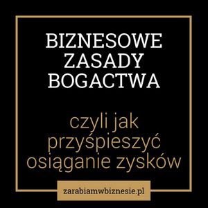 Biznesowe zasady bogactwa, czyli jak przyśpieszyć zyski we własnej firmie - odc. 6., Adam Grzesik
