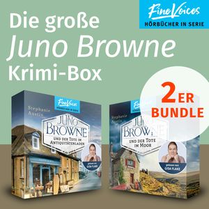 Die große Juno Browne Krimi-Box - Juno Browne und der Tote im Antiquitätenladen + Juno Browne und der Tote im Moor (ungekürzt), Stephanie Austin