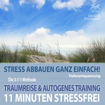 11 Minuten Stressfrei - Stress abbauen ganz einfach! Traumreise ans Meer & Autogenes Training - Tiefenentspannung audiobook, Franziska Diesmann, Torsten Abrolat