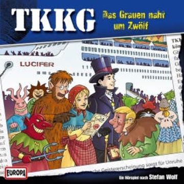 TKKG - Folge 160: Das Grauen naht um Zwölf audiobook, Stefan Wolf