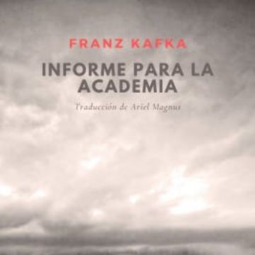 Informe para la academia audiobook, Franz Kafka