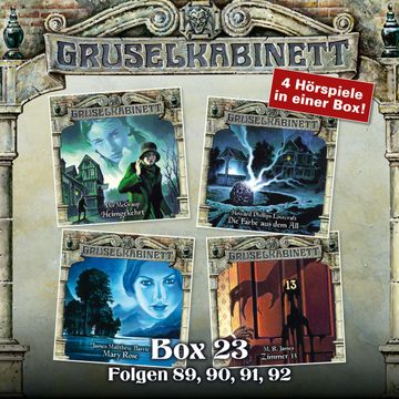 Gruselkabinett Box 23 (Folgen 89,90,91,92) audiobook, H.P. Lovecraft, James Matthew Barrie, M.R. James, Per McGraup