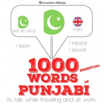 1000 essential words in Punjabi audiobook, JM Gardner