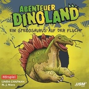 Ein Stegosaurus auf der Flucht (Abenteuer Dinoland 4), Linda Chapman, M. J. Misra