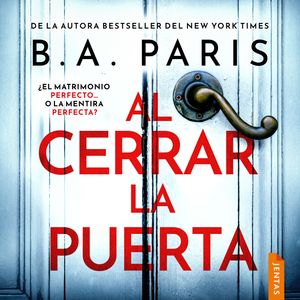 Al cerrar la puerta, B.A. Paris