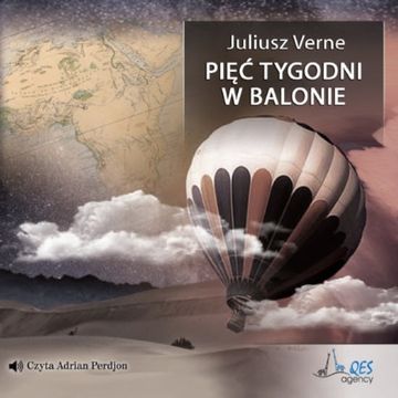 Pięć tygodni w balonie audiobook, Verne Juliusz