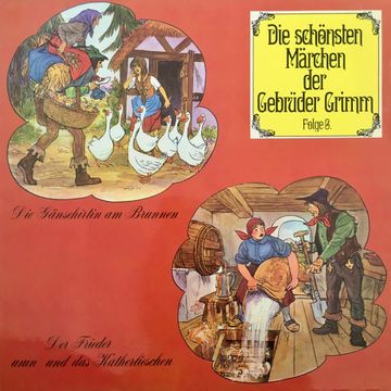 Die schönsten Märchen der Gebrüder Grimm, Folge 6: Die Gänsehirtin am Brunnen / Der Frieder und das Katherlieschen audiobook, Anke Beckert, Gebrüder Grimm