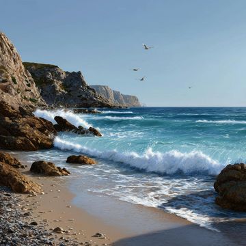 Fale morskie – spokojne uderzenia o brzeg audiobook, Naturiconia