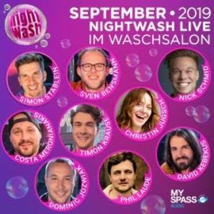 NightWash Live, September 2019, Christin Jugsch, Costa, David Kebekus, Dominic Wozniak, Nick Schmid, Phil Laude, Simon Stäblein, Sven Bensmann, Timon Krause