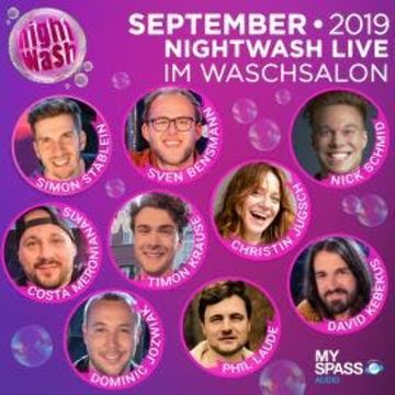 NightWash Live, September 2019 audiobook, Christin Jugsch, Costa, David Kebekus, Dominic Wozniak, Nick Schmid, Phil Laude, Simon Stäblein, Sven Bensmann, Timon Krause