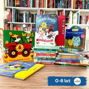 DUŻE zestawienie kartonowych książek aktywizujących, grających, sensorycznych dla dzieci, Anna Jankowska