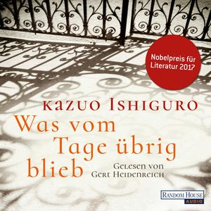 Was vom Tage übrig blieb, Kazuo Ishiguro