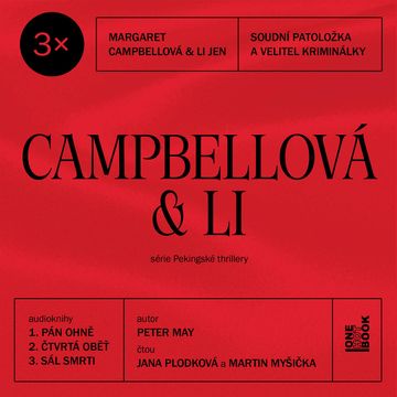 3x Campbellová & Li #1 audiobook, Peter May