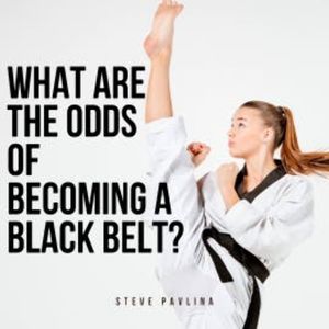 What Are the Odds of Becoming a Black Belt?, Steve Pavlina