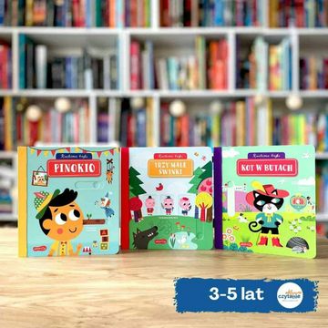 Ruchome bajki: Kot w butach i Trzy małe świnki. Książki dla dzieci 3-5 lat audiobook, Anna Jankowska