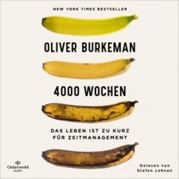 4000 Wochen audiobook, Oliver Burkeman