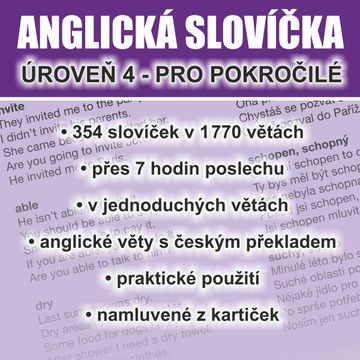 Anglická slovíčka - úroveň 4 pro pokročilé audiobook, Richard Ludvík