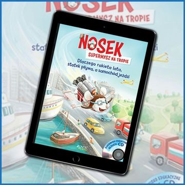 Nosek, supermysz na tropie audiobook, Anna Jankowska