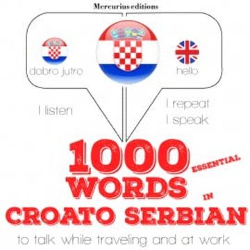 1000 essential words in Serbo-Croatian audiobook, JM Gardner